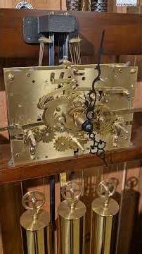 Inside a Grandfather Clock at Champ's Clock Shop Douglasville GA #grandfatherclock