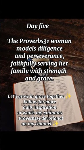 Proverbs 31 Day 5 — Strength for Today ✨ #Proverbs31#InviteGodIntotheKitchen#grace