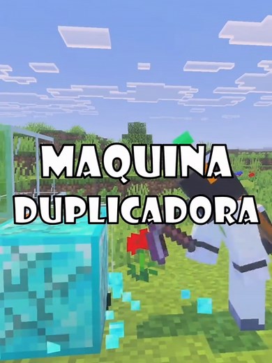 Máquina Duplicadora de Diamantes en Minecraft
