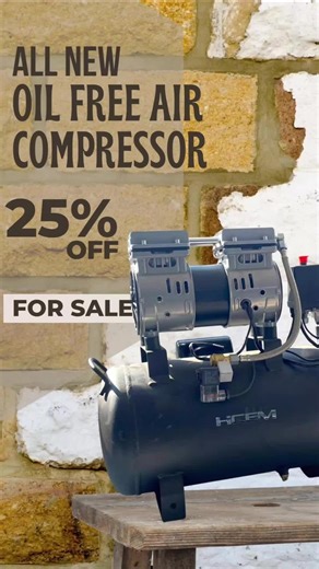 HC1524L 550W Oil-Free Compressor with 40L/min@7bar Flow #compressor #aircompressor #pump #compressor #industrialcompressors