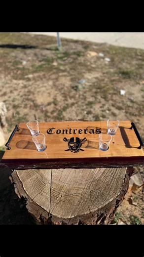 Here’s a custom piece I made for a customer. Perfect gift idea too. #raiders #raidernation #customwoodwork #chapa #chicanoculture