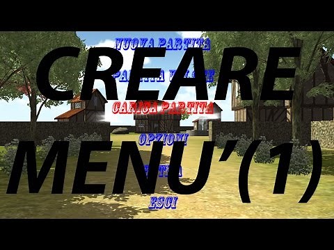 Tutorial Unity 3D ITA - creare Menu Principale con la GUI