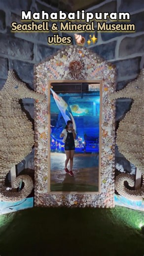 India Seashell Museum & Mineral Museum | Mahabalipuram Visit 🐚✨#uniqueplaces #shorts #viral