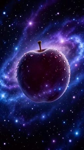 帮我生成一个视频：好的，这段10秒文生视频文案，专为李子推广定制，力求宏大与垂涎并存，可直接用于AI视频模型生成。 整体视频风格基调：超写实、微距与宏大航拍结合、丁达尔光效、晶莹剔透感、电影级调色。背景音乐建议：前半秒宇宙深空般的低频嗡鸣，后转入清脆水滴声与轻快田园钢琴曲。 --- 10秒视频分镜脚本（按每秒输出） 第1秒：浩瀚星云流转，星尘汇聚成一颗巨大的、悬浮在宇宙中的紫红色李