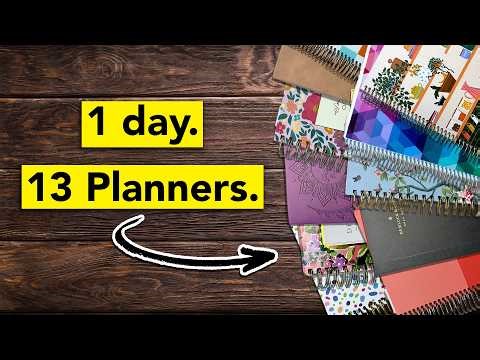 The ULTIMATE Daily Planner Comparison (2025)