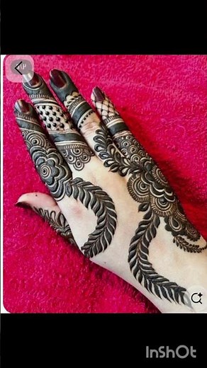 farha mehandi design beautiful 😍😍😍 hand mehandi #subscribe #shortvideo #henna #mehndi #padhna nahin