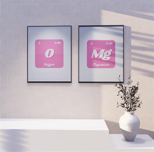 Barbie Inspired Pink Periodic Table - Complete Set of Elements (digital Download) - Etsy UK