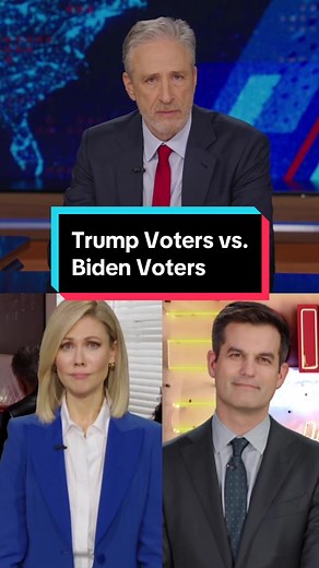 Lots of enthusiasm on both sides going into this election season! #DailyShow #Trump #Biden