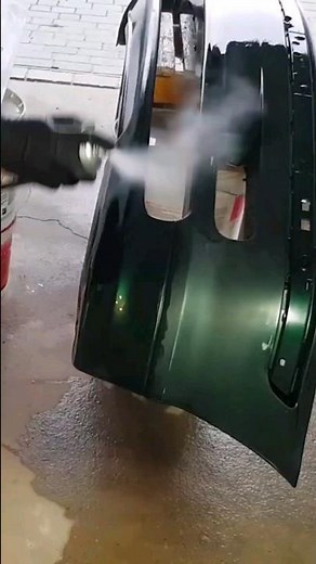 How to paint bumper with spray cans! #car #car #cars #paint #spray #rebuild #colors #change #athome