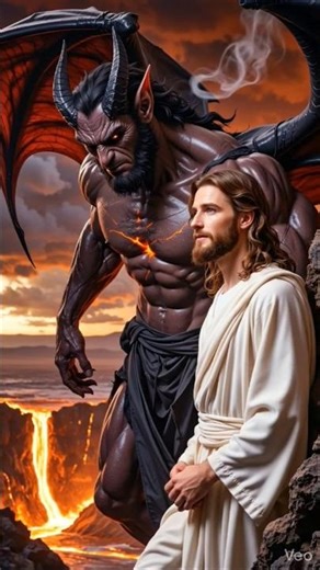 Jesus redeems demon and Turns IT into an Angel #jesus #jesuschrist #jesuslovesyou #shorts