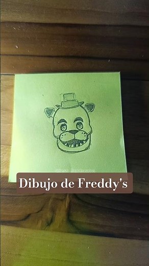 Como Dibujar a Freddy de FNAF Paso a Paso ✨✍🏻