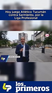 Hoy juega Atlético Tucumán contra Sarmiento, por la Liga Profesional . A las 19 en el Estadio Monumental José Fierro . El conjunto visitante muy necesitado de puntos y sumar en el promedio . Hay que tener en cuenta que en primera división se suspendieron los descensos . #atleticotucuman #sarmiento #ligaprofesional #losprimerostv | ONTV