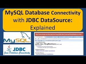 MySQL Database Connectivity with JDBC DataSource: Explained