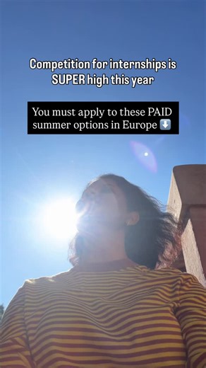 Nistha Tripathi | CS@UIUC, MBA@NYU, WallSt on Instagram: "One of my student life regrets is that I didn’t do a (research) internship in Europe. Its the best place to spend your summer and when you can do it for FREE, actually get paid for it, why not? In fact CERN pays you 93 Swiss Francs i.e. ₹10,000 per day! Now unfortunately, many options that were available last year are not running this year such as Youth Action Summit Italy or closed early such as UNIL Summer Research Program. But there ar