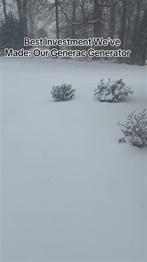 So thankful for our Generac generator — truly one of the best investments we’ve made for our home ⚡️🙏 Grateful that our power hasn’t gone out, but it gives us so much peace of mind knowing we’re prepared if it does. #GeneracGenerator #StormReady #PowerOutagePrep #HomeInvestment #PeaceOfMind