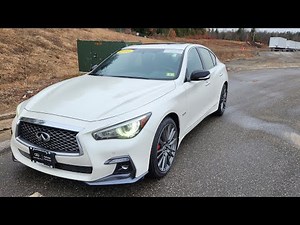 2020 INFINITI Q50S Red Sport w/INVIDIA Catback POV Test Drive/Review