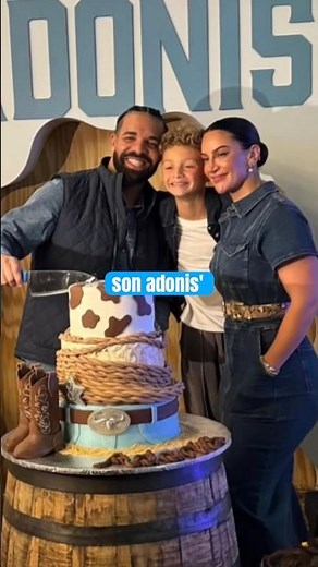 Drake and Sophie Brussaux Reunite for Son Adonis’ Western-Themed 8th Birthday Bash