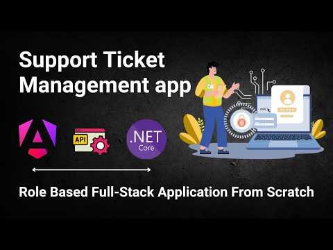 Support Ticket Management System 🚀 | Full Stack Angular + .NET Application using AI