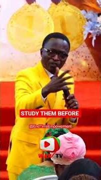 STUDY THEM BEFORE - BISHOP PETER NSIAH BONSU (RCC) #viral