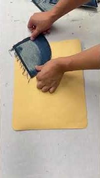 Custom-Made Denim Computer Bag: Fan's Creative Transformation