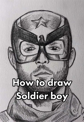 How to Draw Soldier Boy (Simple Step-by-Step)