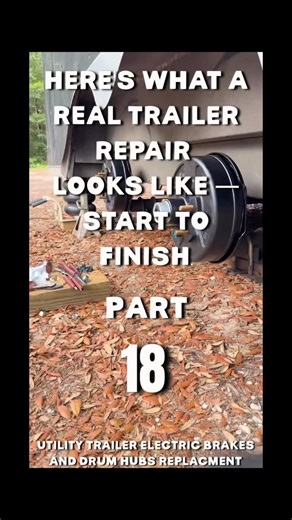 I get asked a lot what it’s like to do mobile trailer repair for a living. So I decided to show you, every step, no cuts, no edits, with the exception of me bringing stuff from my near parked van. This is no.18 out of 22. Replacing electric brakes and hubs, right where the trailer sits. If you’re thinking about getting into this kind of work, follow along this trade’s got a lot to teach. Hope it helps. #trailereducation #mobiletrailerrepair #mobilerepairservice | Hammerhead Trailer Parts and Rep