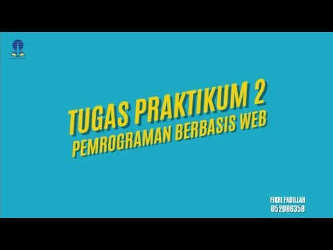 Tugas 2 Praktikum Pemrograman Berbasis Web