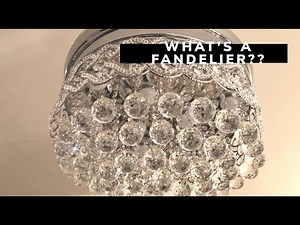 Home Improvement Series || Glamorous LED Ceiling “Fandelier”