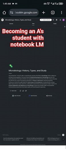 Becoming an A's student with notebook LM
