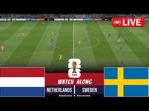 Netherlands vs Sweden | FIFA World Cup 2026 I Full Match Streaming | Video Game Simulation
