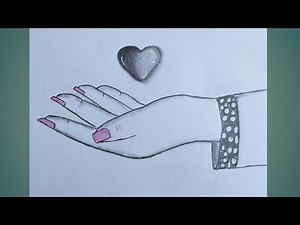 Easy hand drawing // pencil sketch// for beginner//