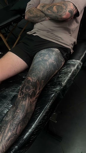 Tough Knee Tattoo