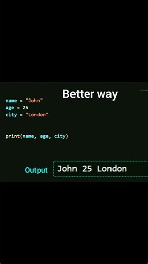 Stop Printing Variables Like This | Python Trick