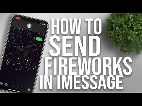 How to Send Fireworks in iMessage iOS 2020