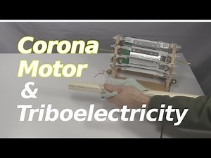 Powering Corona Motor with Triboelectric Effect