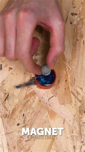 Never lose your keys 🔑 DIY magnetic key for safety