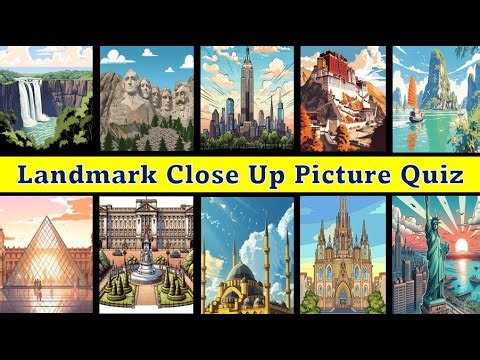 LANDMARK CLOSE-UP PICTURE QUIZ | Can You Guess Them All? 🔍🏰