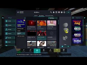 messing around on vrchat and crashing people