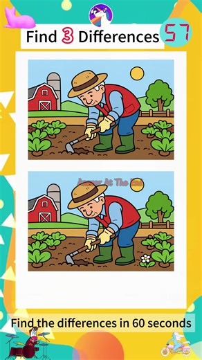 Spot the diff challenge! Who’s faster?#food #difference #spotthedifference #findthedifference #usa