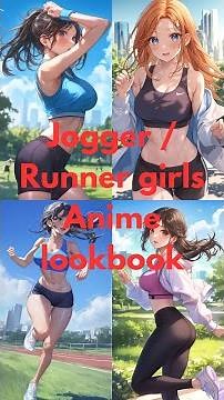 Jogger / Runner Girls Anime lookbook
