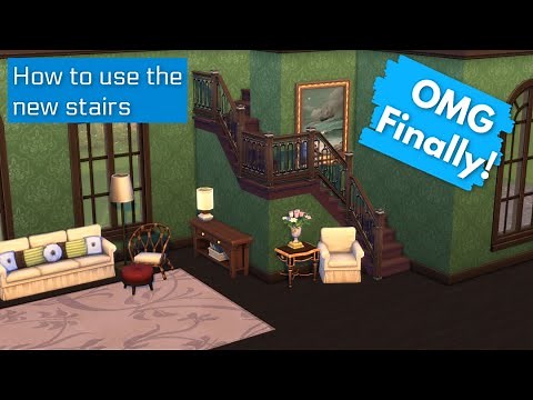 How To Use The New Stairs Sims 4 Update