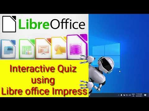 Interactive Quiz using Libre office Impress