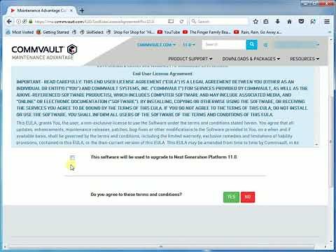 Download CommVault Version 11 Download Manager