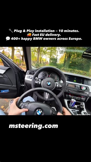 🔥 BMW F11 upgrade complete! Another happy driver joined the M-Steering family 🖤 From a standard wheel to a real M-style experience — premium feel, better grip, pure control. ⚡ Plug & Play – installed in minutes 🚚 Fast EU delivery 💯 Quality & warranty guaranteed Ready to transform your BMW? 👉 msteering.com#bmw #reel #mperformance #cartuning #f30 | M-Sreering-Wheels