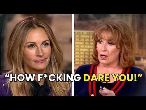 Julia Roberts SHOCKS The View Brutal On Air Clash With Joy Behar Ends in Explosive Walk Off