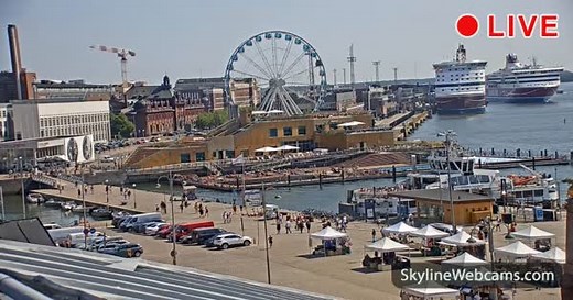 【LIVE】 Live Cam Port of Helsinki - Finland | SkylineWebcams