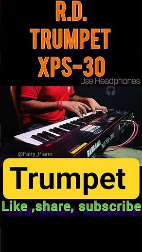 Xps 30 Trumpet tone #Trumpet #harmonium #xps30 #roland #rolandxps #music #xps30sarod #fairypiano