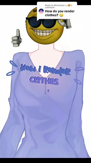 Replying to @Akinomiya •,•🧡 tbh idrk how to render clothes, i just shade randomly on where i think it's right 😭 #tutorial #ibispaintx #clothes #digitalart #art #artist #fyp