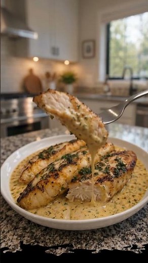 Garlic Herb Cod Fillets with Creamy Citrus Sauce