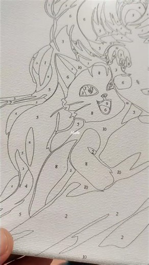 DIY Paint By Numbers. The perfect relaxing art project. #paintbynumbers #creativehobbies